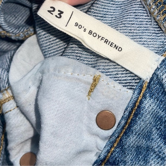 Light Blue Ripped Boyfriend Jeans from PacSun | Size 23 | Great Condition - Picture 7 of 7